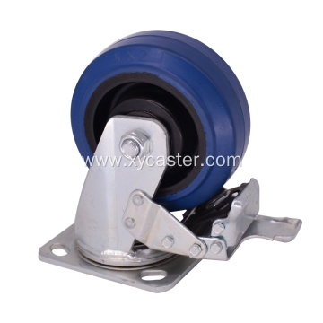 5 Inch trolley caster wheel with Dual Locking